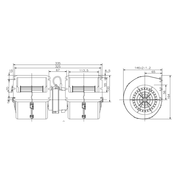 Evaporation fan